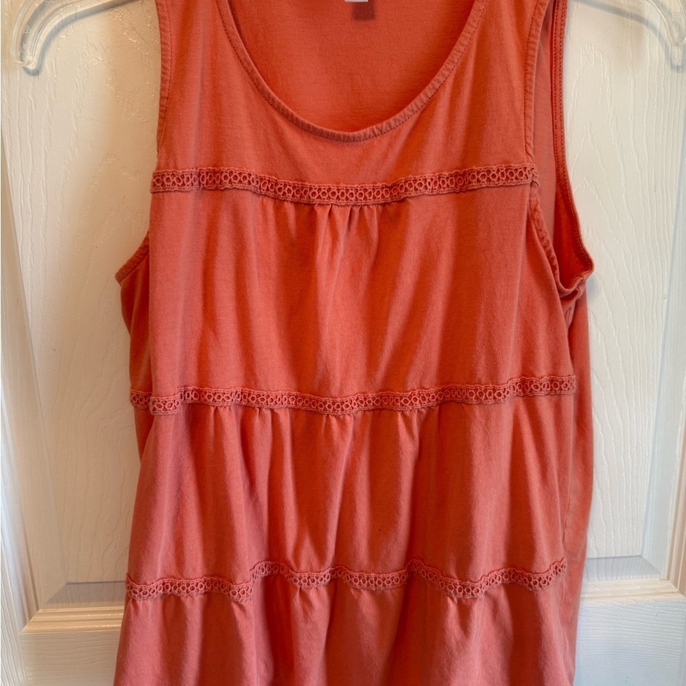 Women's Sleeveless Top in Coral